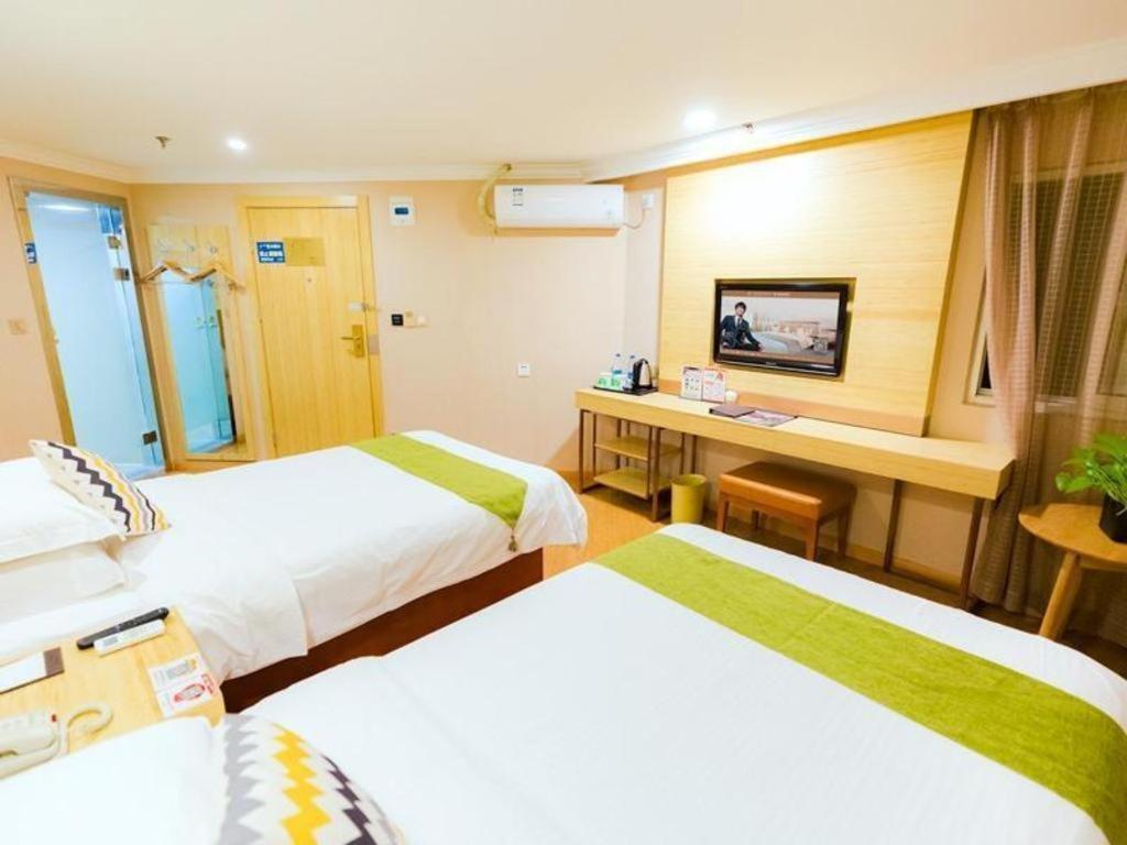 Greentree Inn Shanghai Guangxin Road Tongji Hospital Express Hotel Экстерьер фото