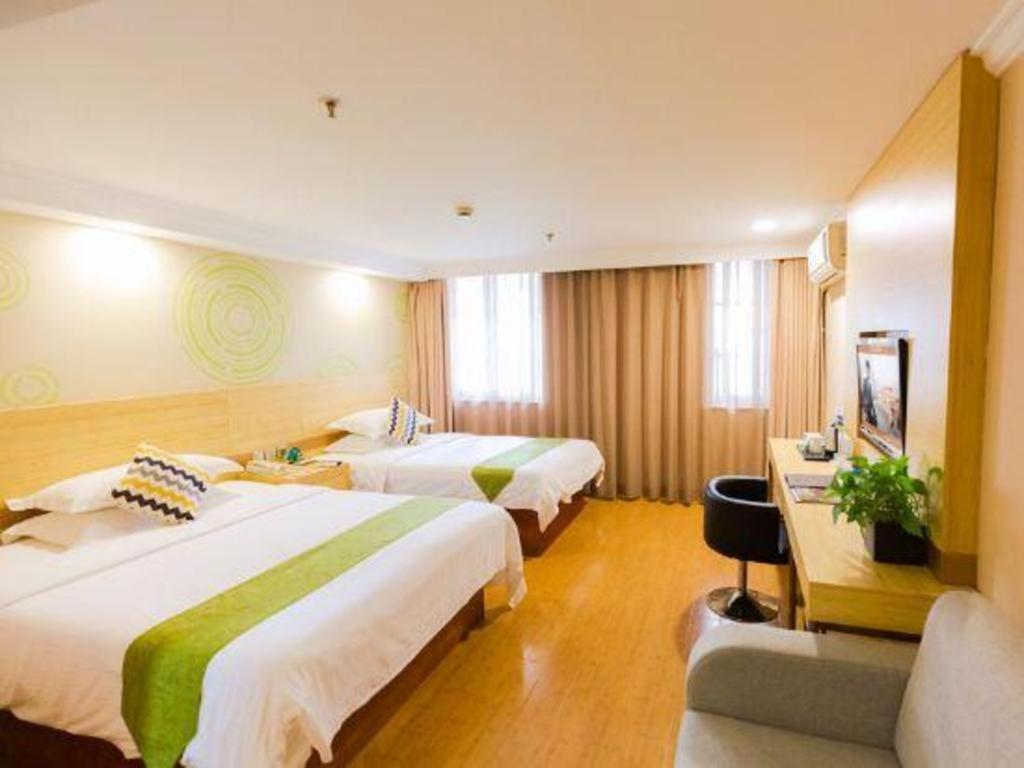 Greentree Inn Shanghai Guangxin Road Tongji Hospital Express Hotel Экстерьер фото